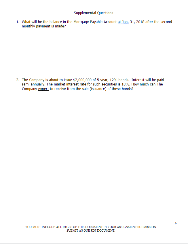 Solved Financial Statement Homework #3 Name YOU MUST SUBMIT | Chegg.com