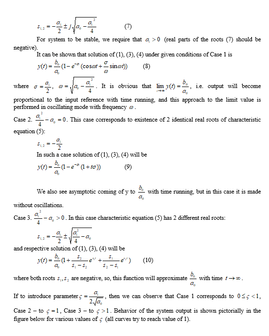 Lab 1. MODELING OF DYNAMIC SYSTEM RESPONSE ON UNIT | Chegg.com