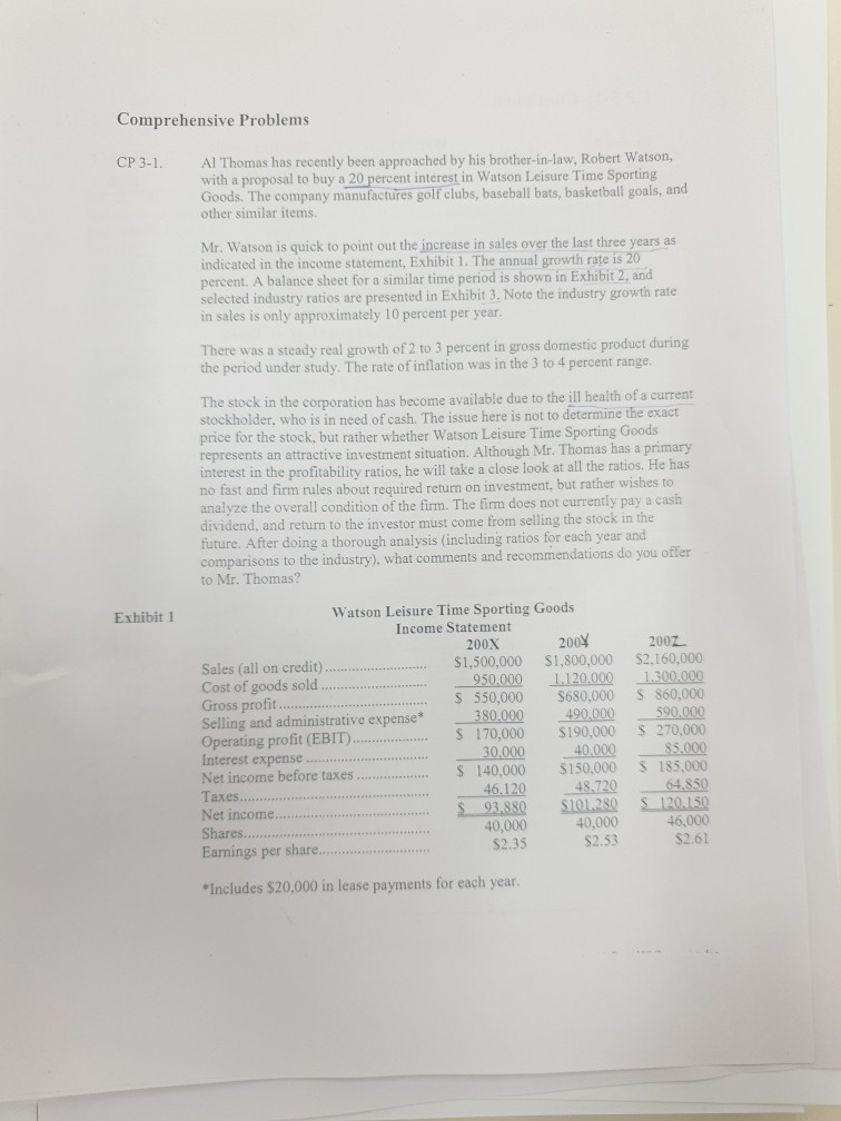 Solved Comprehensive Problems Al Thomas has recently been