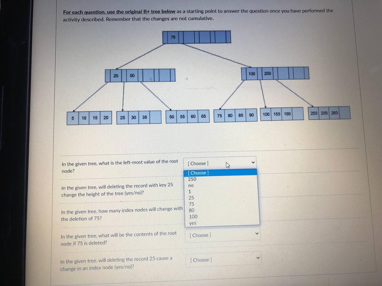 Solved all the answer options are the same for all. Please | Chegg.com