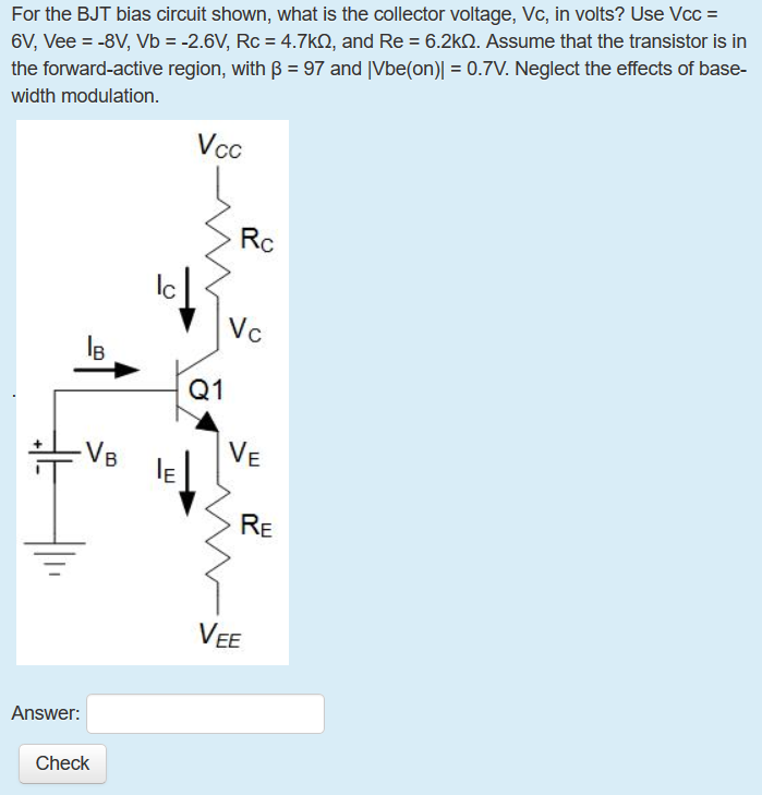 Solved For the MOSFET bias circuit shown, what is the drain | Chegg.com