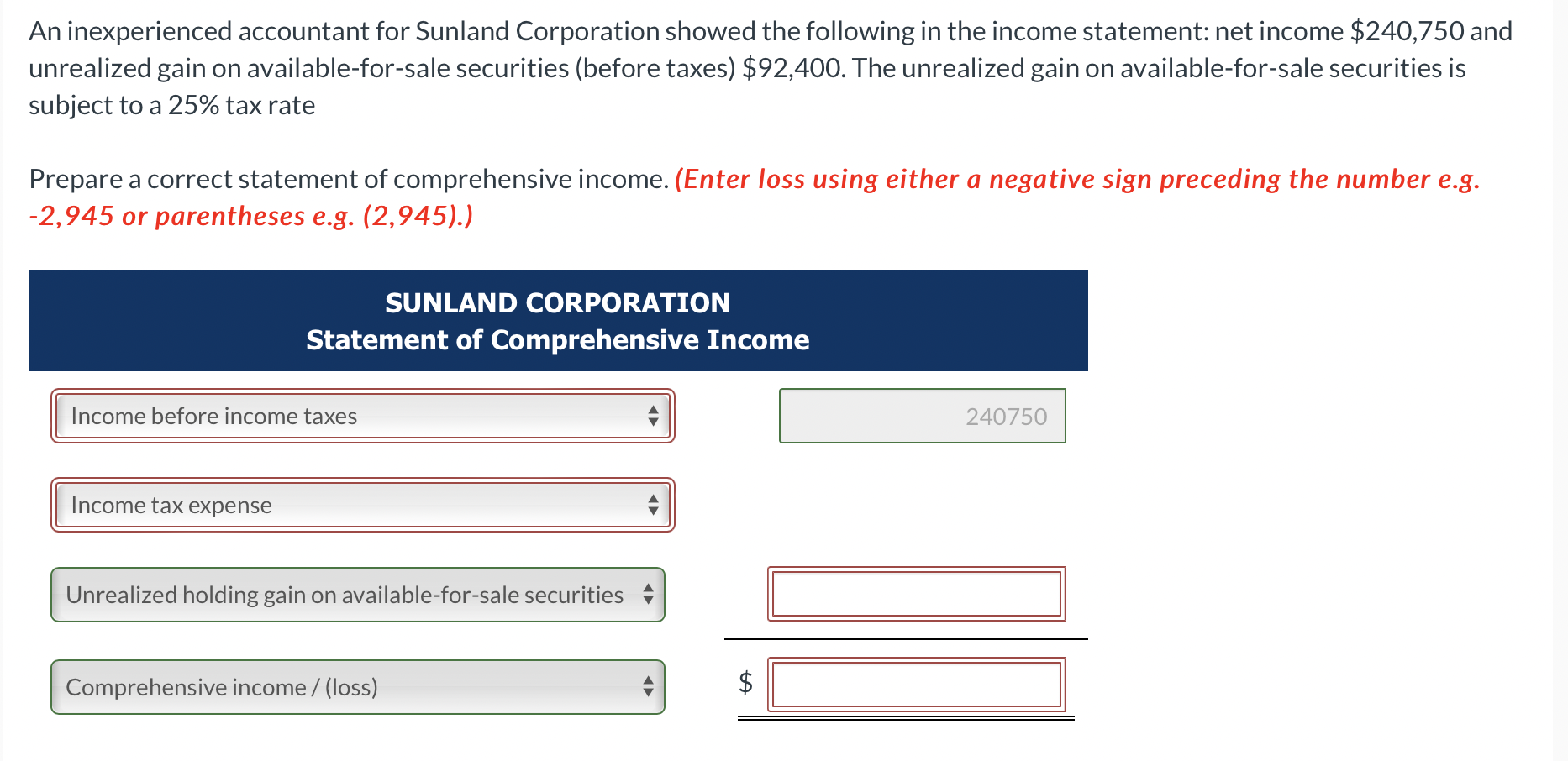 solved-an-inexperienced-accountant-for-sunland-corporation-chegg