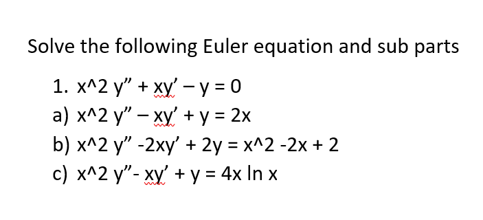 Solved Can You Show Me Clear Steps For #1 And Part A,B And C | Chegg.com