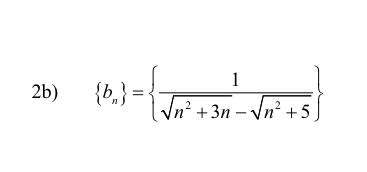 Solved Determine The Limits Of The Following | Chegg.com