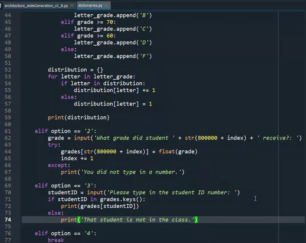 Solved Problem 5 (5 points): Modify the grading program | Chegg.com