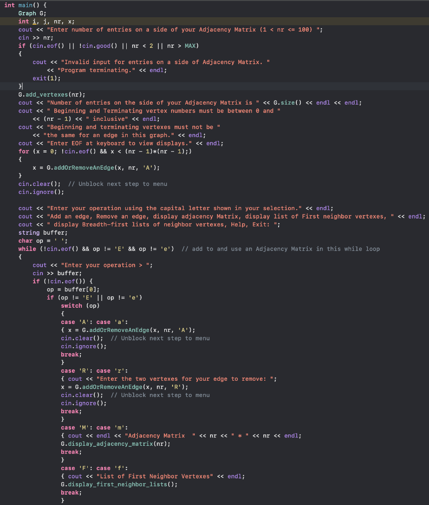 Solved main.cpp code below: #include #include | Chegg.com