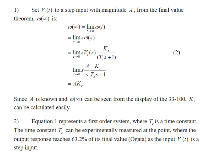 Solved DC motor modelling The dc motor, shown in Figure 1, | Chegg.com