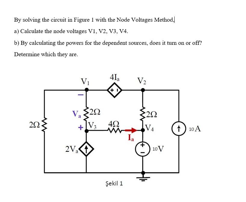 Solved By Solving The Circuit In Figure 1 With The Node | Chegg.com