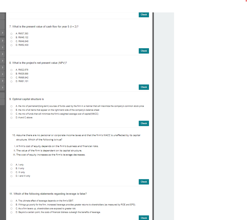 Solved Question 4 8 You Are Evaluating A Project For The