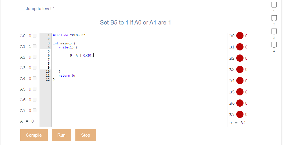 Jump to level 1 Set B5 to 1 if A0 or A1 are 1 D-DO-D- | Chegg.com