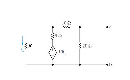 Solved Find the Thévenin equivalent with respect to the | Chegg.com