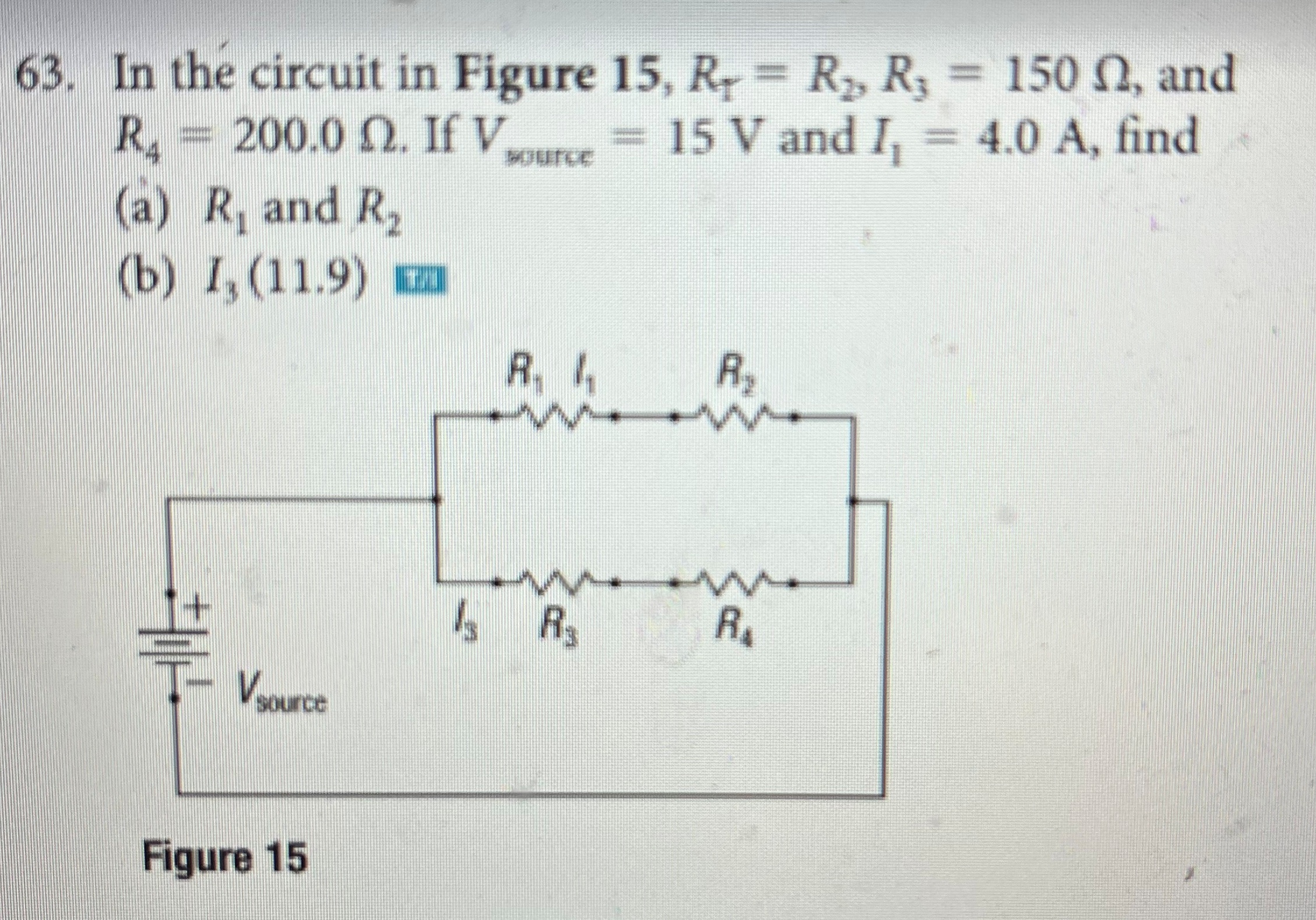 Solved In the circuit in Figure 15,RT=R2,R3=150Ω, | Chegg.com