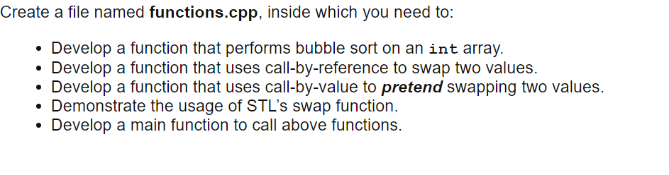 Solved How can I put all these functions into one c++ file? | Chegg.com