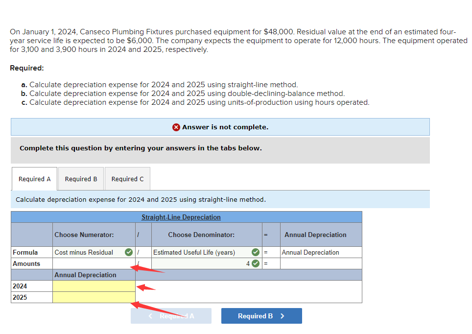 Solved On January 1, 2024, Canseco Plumbing Fixtures