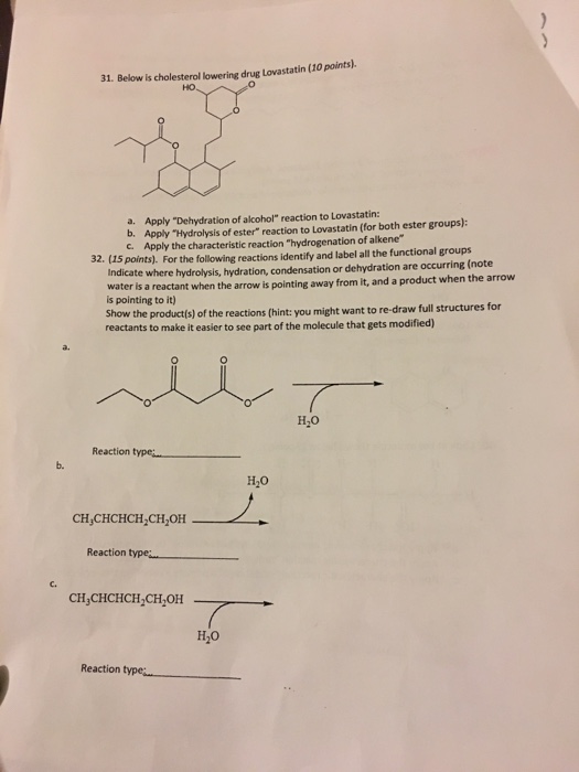 Solved Below is cholesterol lowering drug Lovastatin. Apply