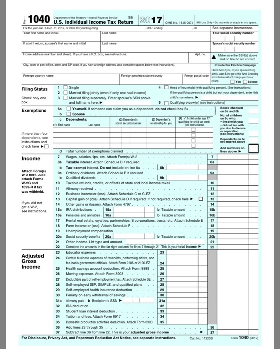 Individual Income Tax Project 2 (15 points) Based on | Chegg.com