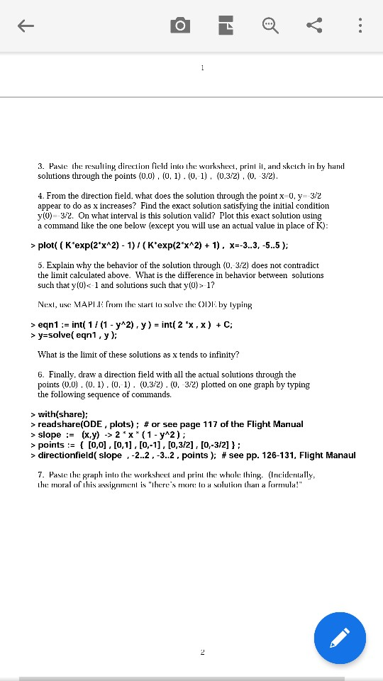 Solved MAPLE ASSIGNMENT 2 In this assignment. we will study | Chegg.com
