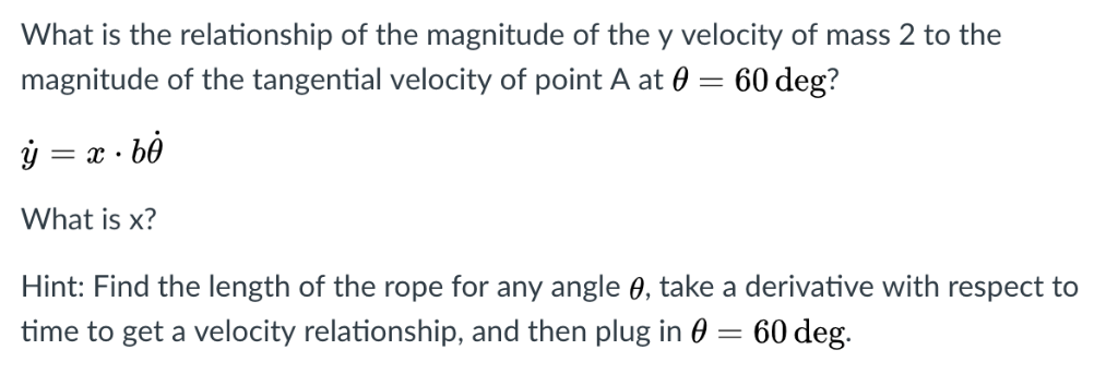 Solved The system is released from rest when the angle 90 | Chegg.com