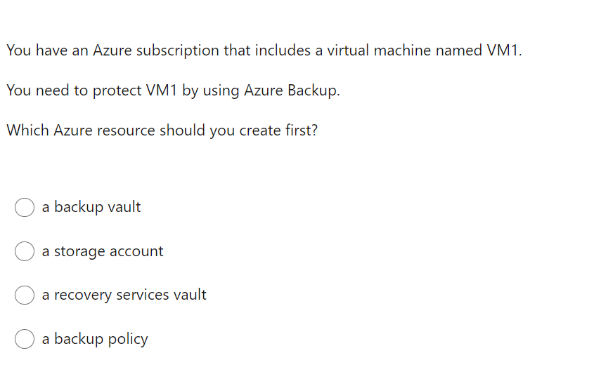 Solved You Have An Azure Subscription That Includes A 