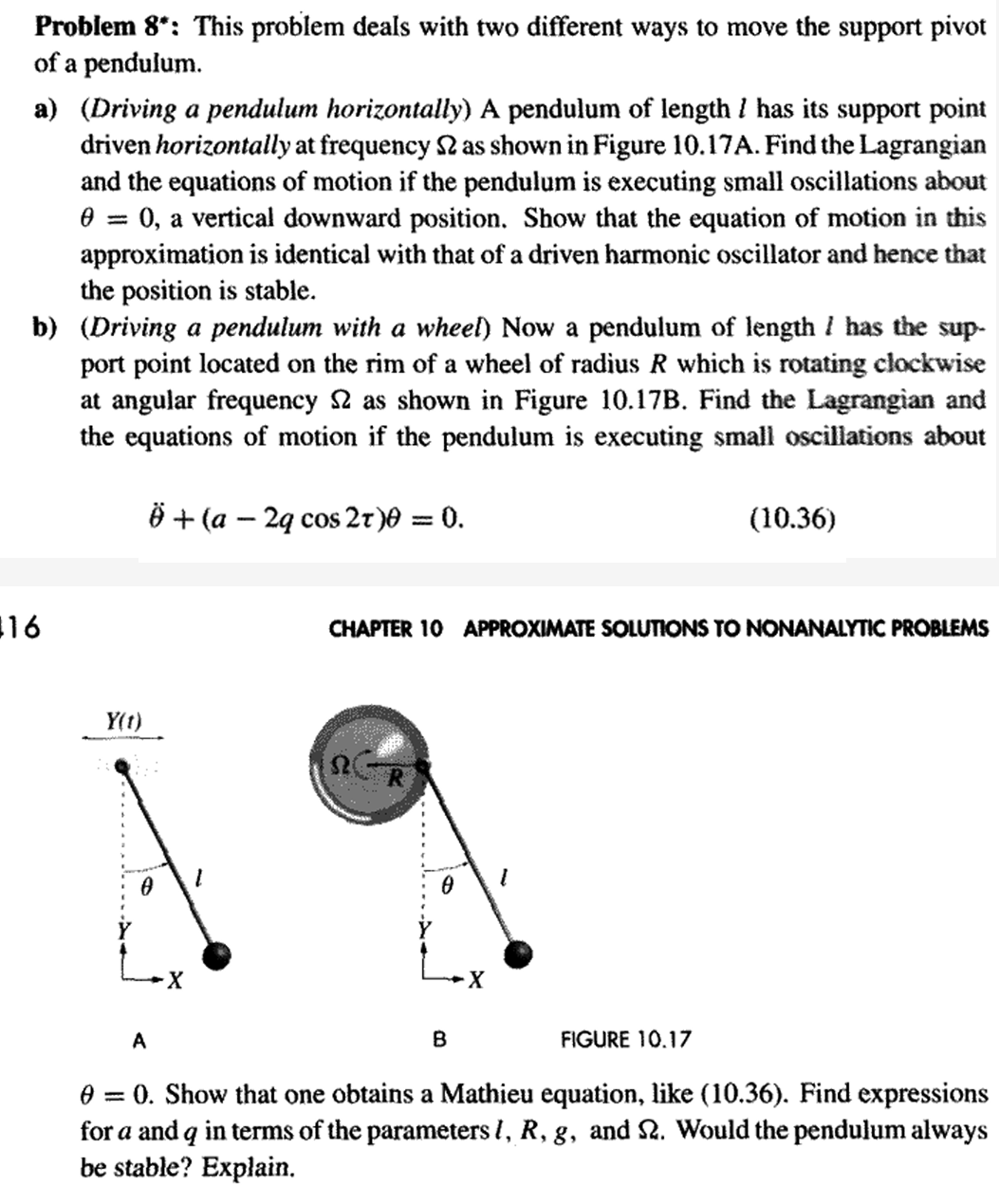 Problem \\( 8^{*} \\) : This problem deals with two | Chegg.com
