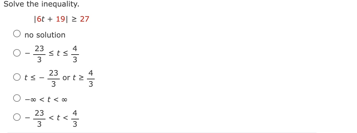 Solved 13−5x>6Solve the inequality and sketch the solution | Chegg.com