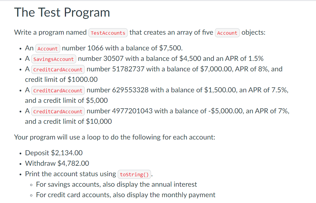 Solved Inheritance and Polymorphism A | Chegg.com