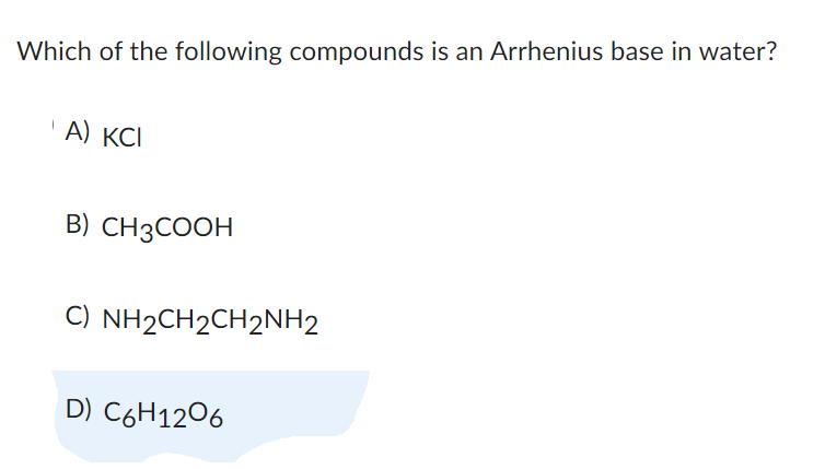 solved-which-of-the-following-compounds-is-an-arrhenius-base-chegg