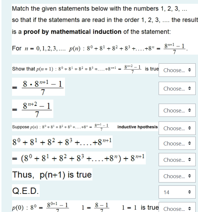 Solved Match the given statements below with the numbers 1, | Chegg.com