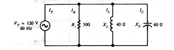 Solved For The Parallel Rlc Circuit In The Figure, Determine 