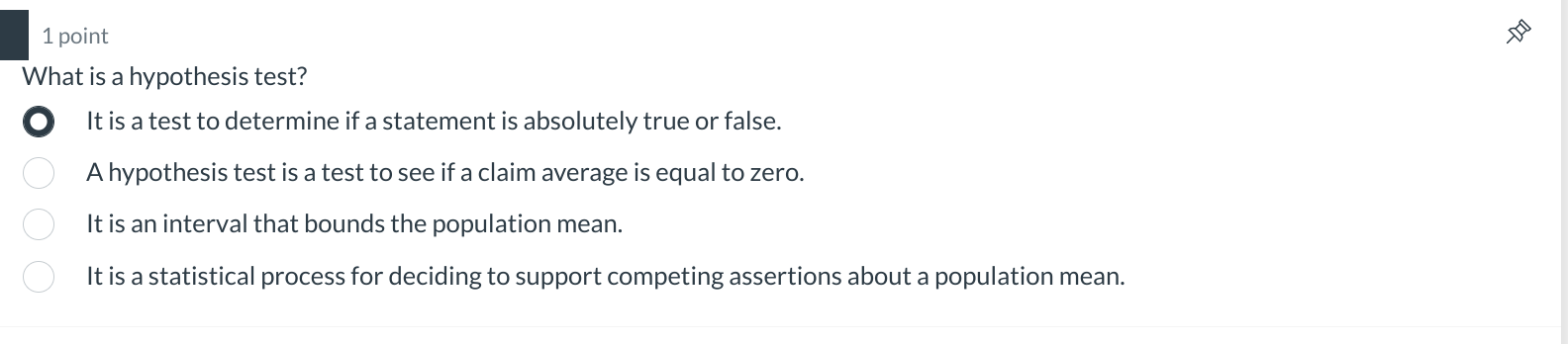 hypothesis test problem definition