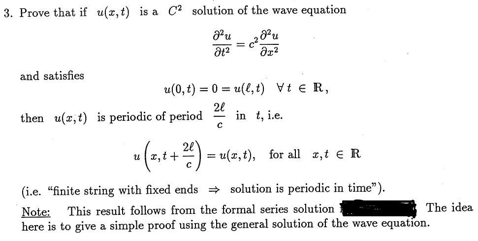 Solved 7. b) Use the result in Problem 3 to solve the | Chegg.com