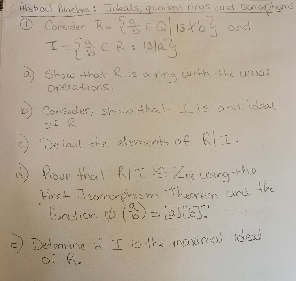 Rings (Handwritten notes) - MathCity.org