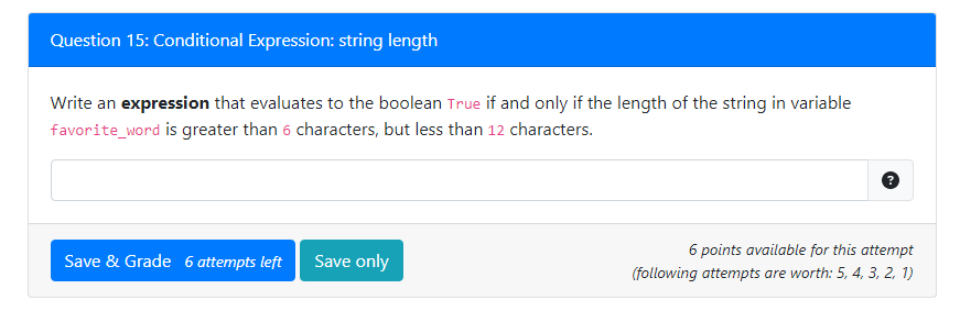 solved-write-an-expression-that-evaluates-to-the-boolean-chegg