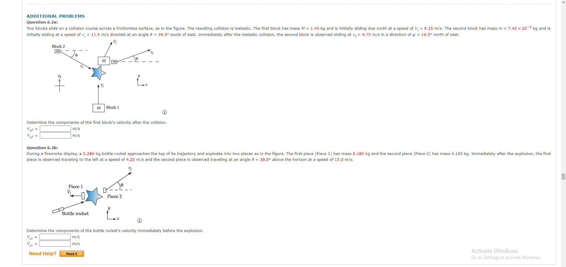 Solved Question 6.2a Determine the components of the first
