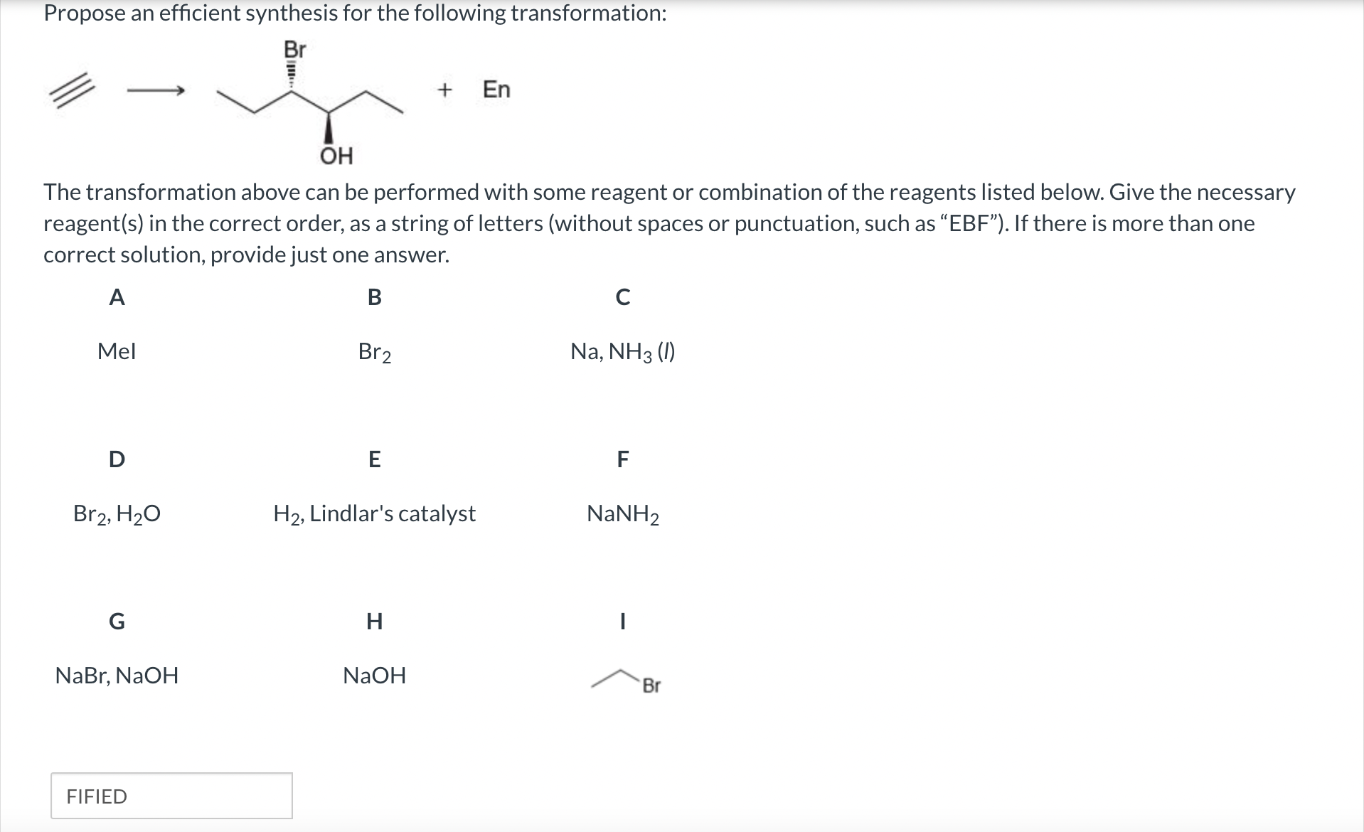 Solved Propose an efficient synthesis for the following | Chegg.com