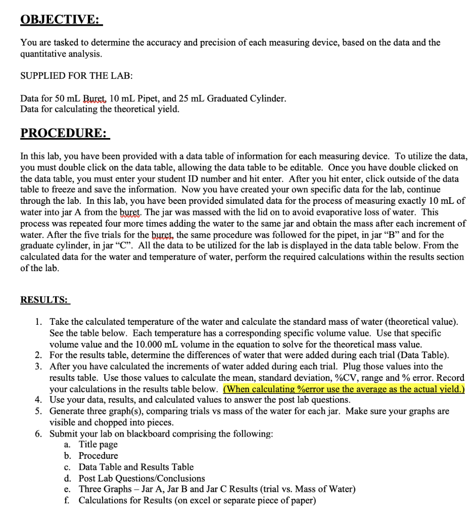 Solved OBJECTIVE You are tasked to determine the accuracy