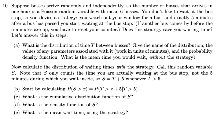 Solved 3. [11.5 points] RU Buses. You might have noticed