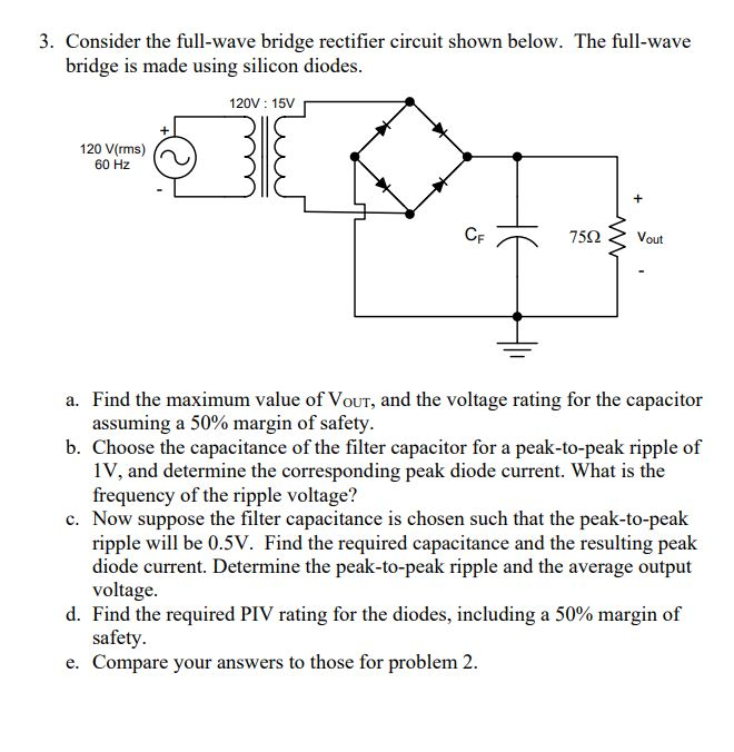 Full Wave Bridge Circuit Diagram
