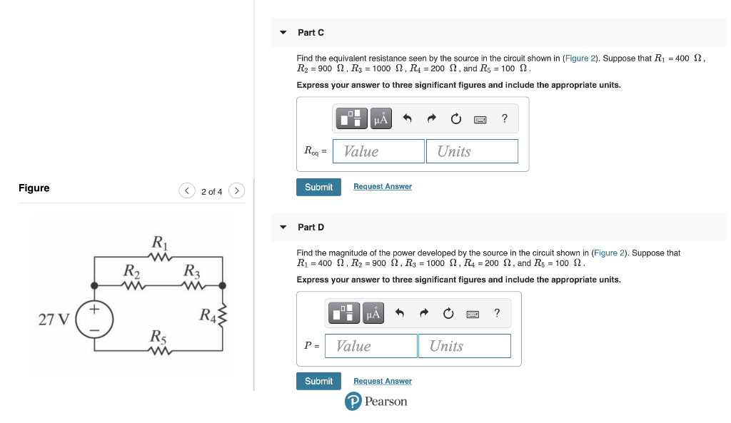 Solved Review Constants Part A Find The Equivalent Chegg Com