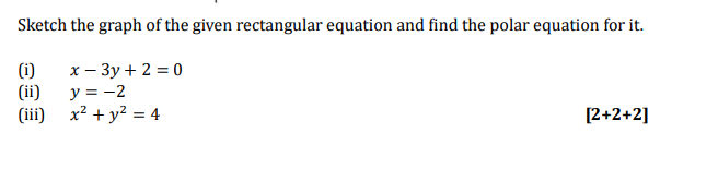 Solved Sketch the graph of the given rectangular equation | Chegg.com
