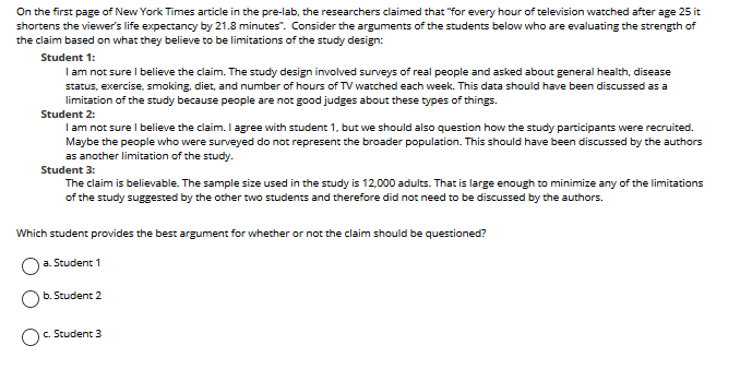 new york times research questions