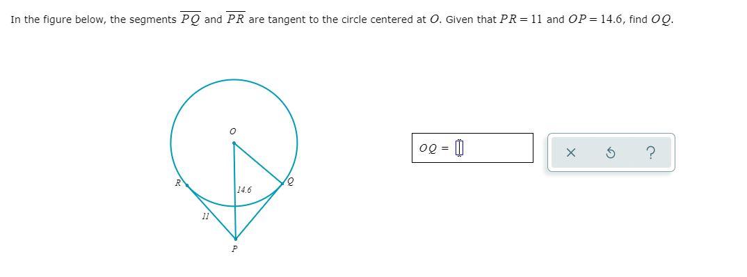 In The Figure Below The Segments Pq And Pr Are Chegg Com