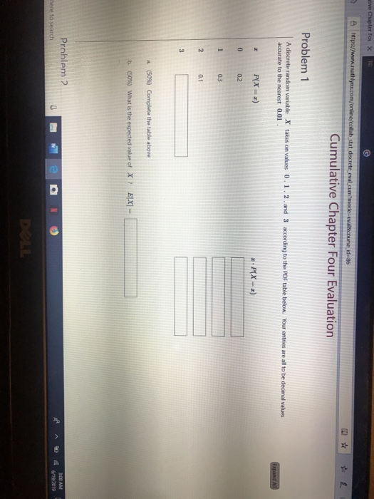 Statistics And Probability Archive | June 19, 2019 | Chegg.com