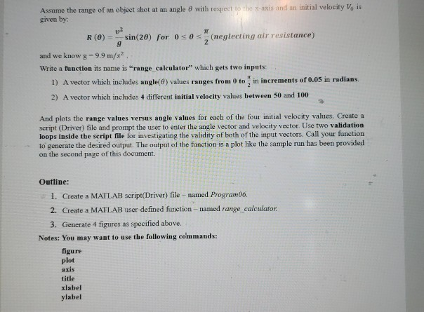 Solved I need to create a Matlab program that uses a user | Chegg.com