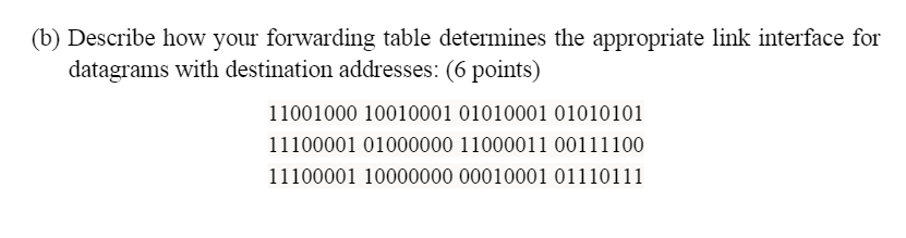 Solved 3. (16 points) Consider a datagram network using | Chegg.com ...
