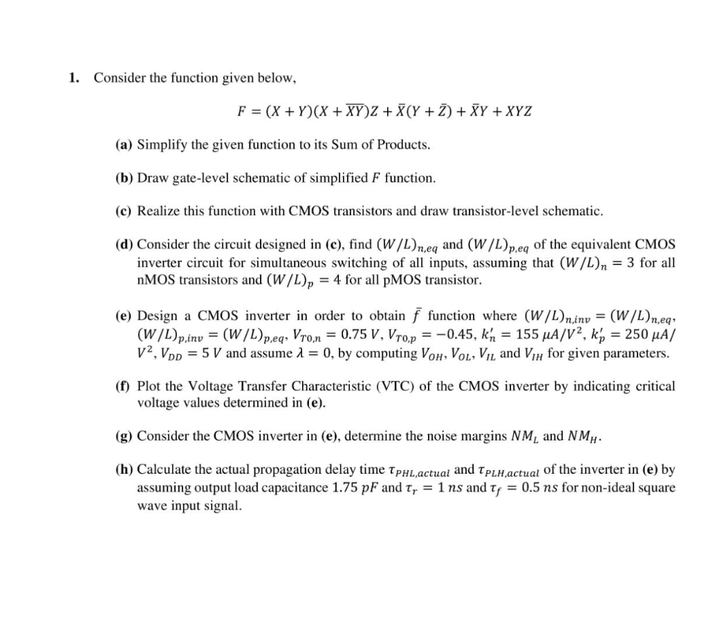 Solved 1 Consider The Function Given Below F X Y X Chegg Com