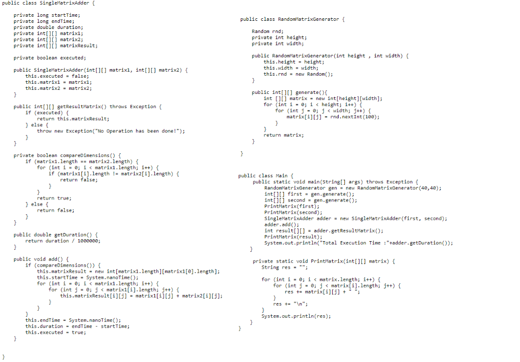 Lab work 9: Multithreading You are given 3 Classes. | Chegg.com
