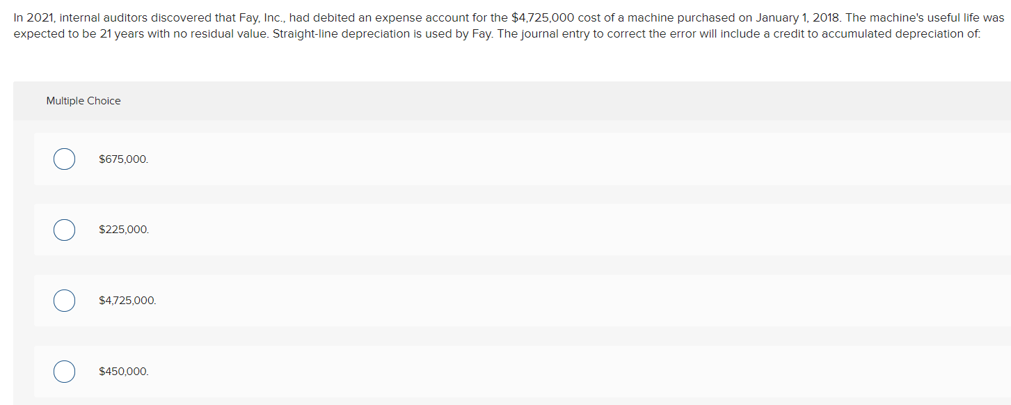 solved-in-2021-internal-auditors-discovered-that-fay-inc-chegg