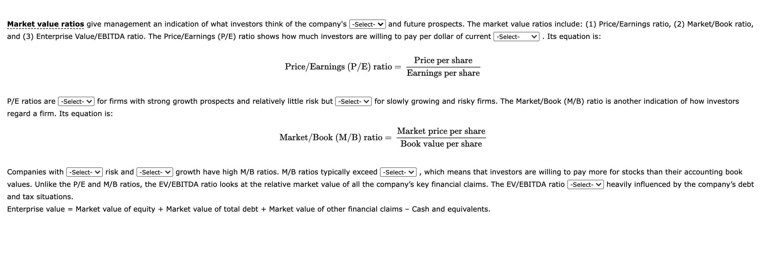 solved-market-value-ratios-give-management-an-indication-of-chegg