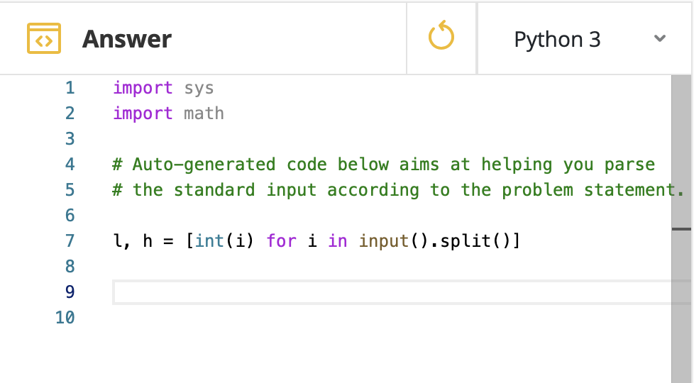 Solved You can change the programming language at the top | Chegg.com